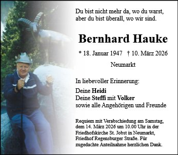 Bernhard Hauke