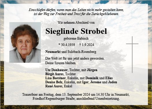 Sieglinde Strobel