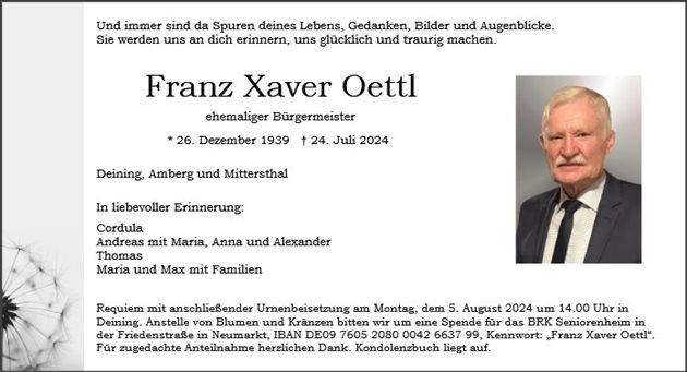 Franz Xaver Oettl