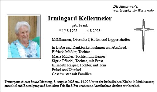 Irmingard Kellermeier