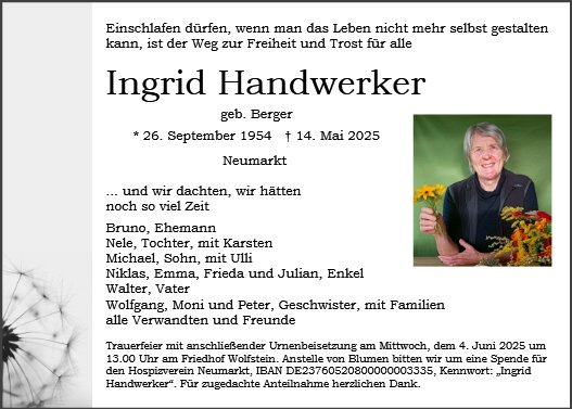Ingrid Handwerker