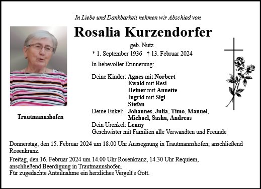 Rosalia Kurzendorfer