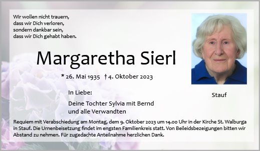 Margaretha Sierl