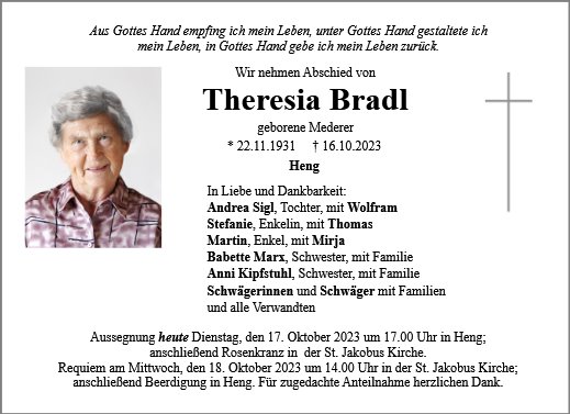 Theresia Bradl