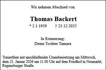 Thomas Backert