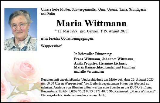 Maria Wittmann