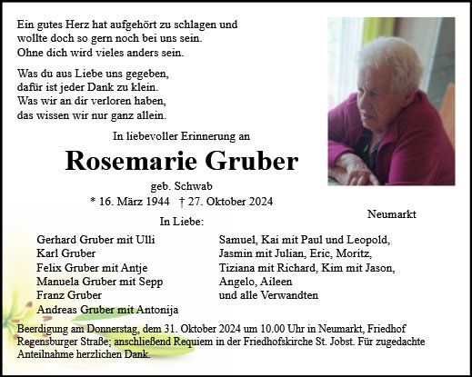 Rosemarie Gruber