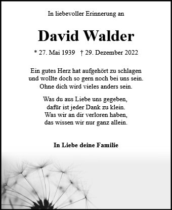 David Walder