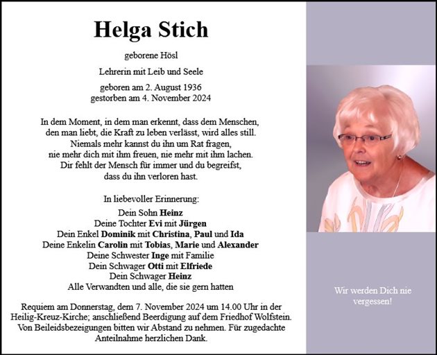 Helga Stich