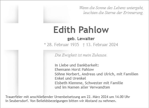 Edith Pahlow