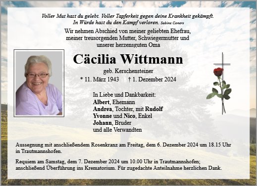 Cäcilia Wittmann