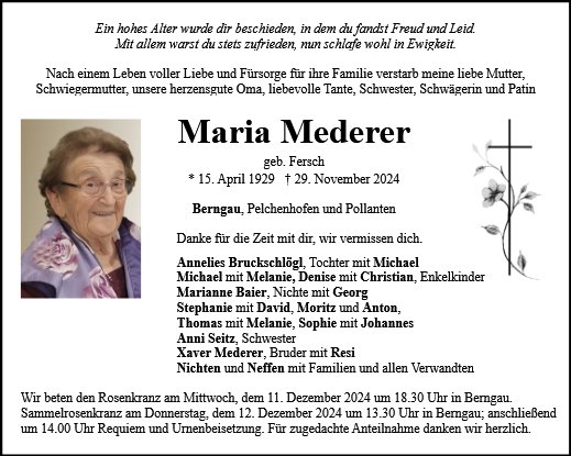 Maria Mederer