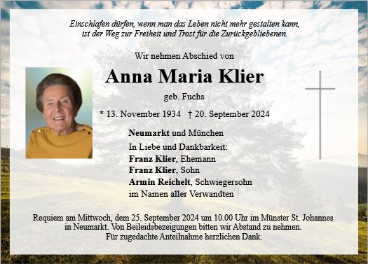 Anna Maria Klier