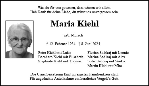 Maria Kiehl
