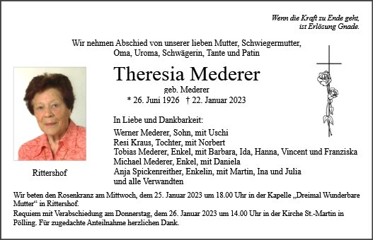 Theresia Mederer