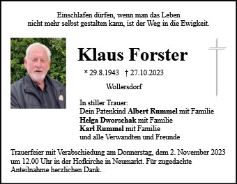 Klaus Forster