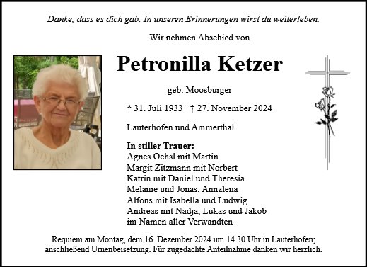 Petronilla Ketzer