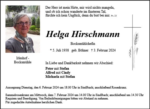 Helga Hirschmann