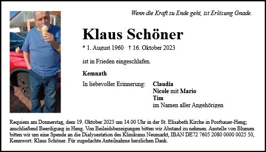Klaus Schöner