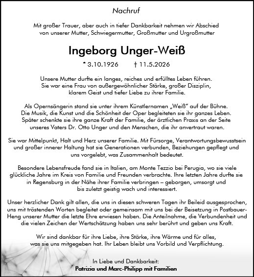 Ingeborg Unger-Weiß