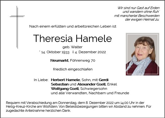 Theresia Hamele