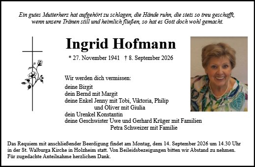 Ingrid Hofmann