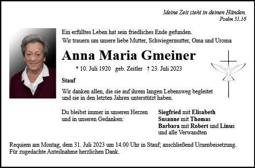 Anna Maria Gmeiner