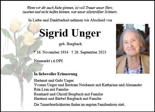Sigrid Unger