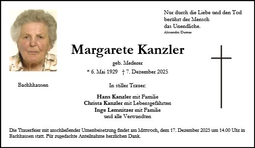 Margarete Kanzler