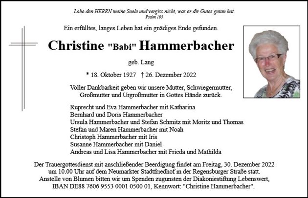 Christine Hammerbacher