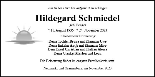 Hildegard Schmiedel