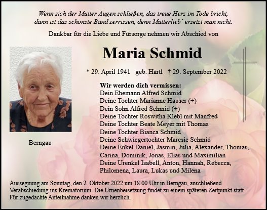 Maria Schmid