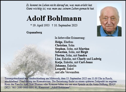 Adolf Bohlmann