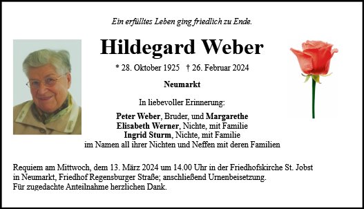 Hildegard Marie Weber