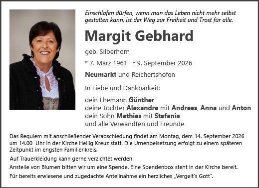 Margit Gebhard