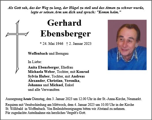 Gerhard Ebensberger