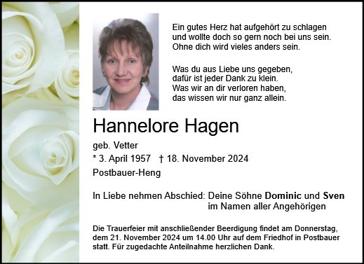 Hannelore Hagen