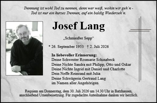 Josef Lang