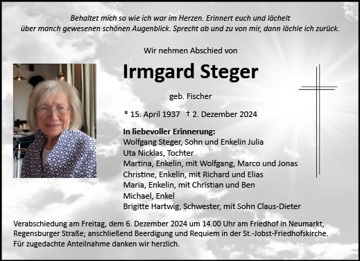 Irmgard Steger