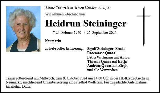 Heidrun Steininger