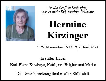 Hermine Kirzinger