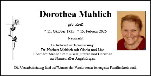 Dorothea Mahlich