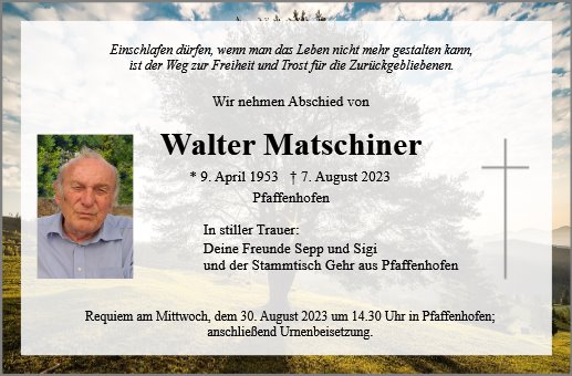 Walter Matschiner