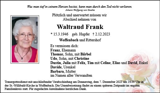 Waltraud Frank