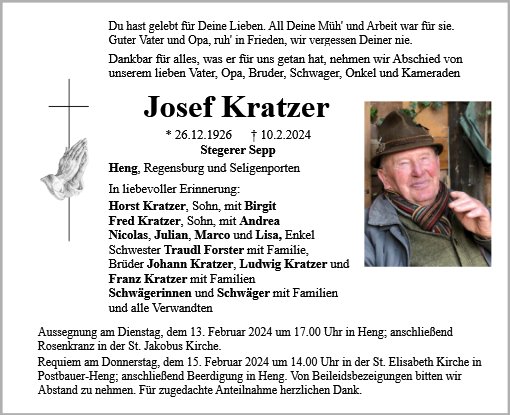 Josef Kratzer