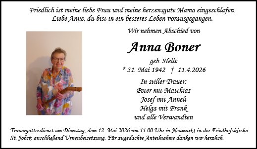 Anna Boner