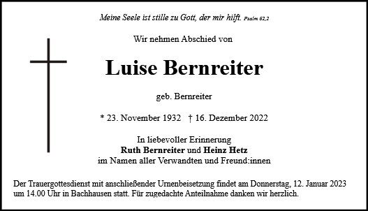 Luise Bernreiter