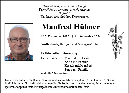 Manfred Hühner