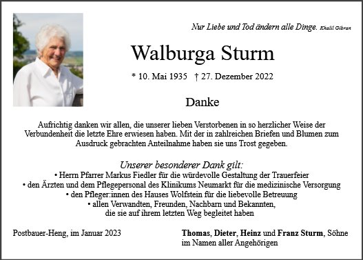 Walburga Sturm