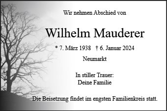 Wilhelm Mauderer